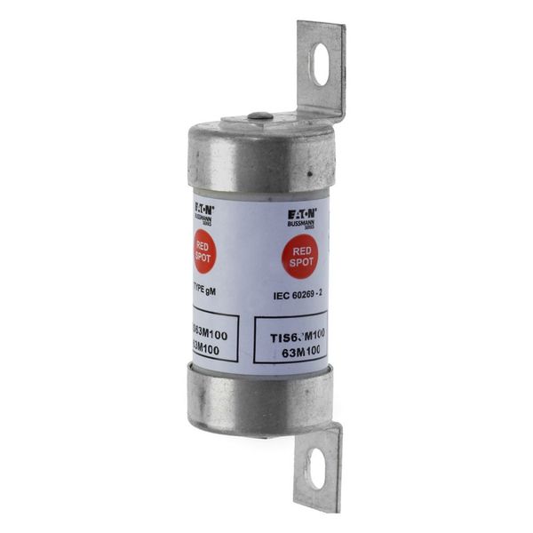 Fuse-link, LV, 63 A, AC 660 V, DC 460 V, BS88/A3, 22 x 86 mm, gM, BS, 63M100 image 13