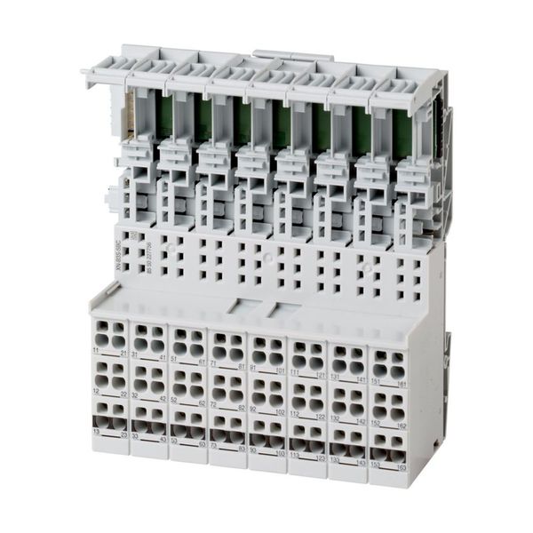 Base module block XI/ON, screw, 3 connection levels, con. to C rail image 3