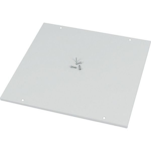 Top plate, closed, IP55, for WxD=1350x600mm, grey image 3