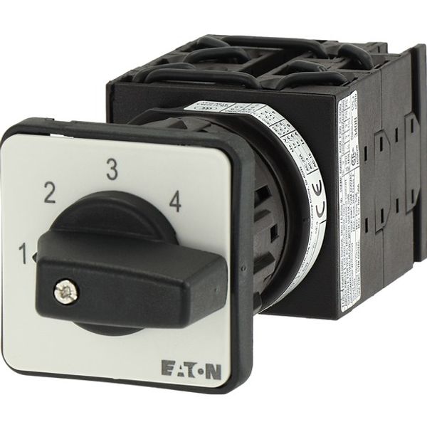 Step switches, T0, 20 A, centre mounting, 5 contact unit(s), Contacts: 10, 45 °, maintained, Without 0 (Off) position, 1-5, Design number 15139 image 4