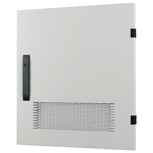 Door to switchgear area, ventilated, IP30, left, HxW=600x1200mm, grey image 3