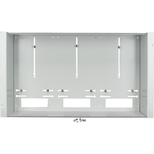 Meter trough H=400mm, 2 meter mounting units, for housing width 600mm, white image 3