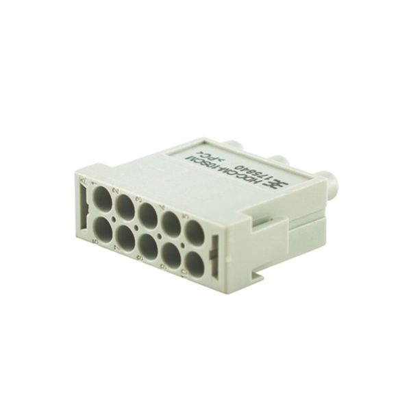 Contact insert (industry plug-in connectors), Pin, 250 V, 10 A, Number image 1