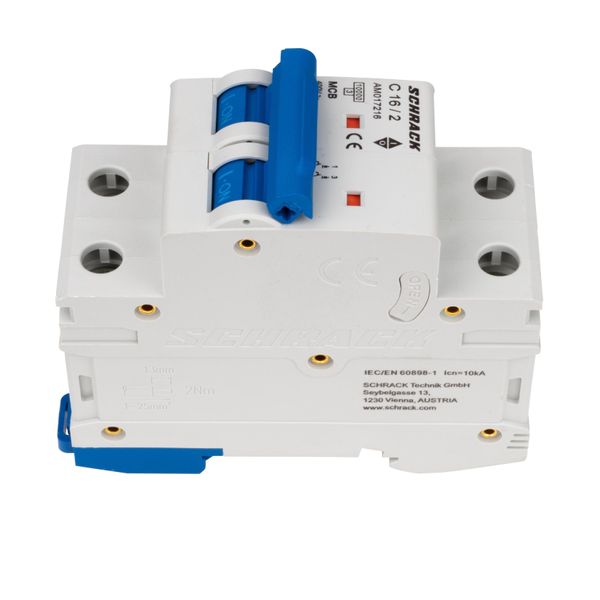 Miniature Circuit Breaker (MCB) AMPARO 10kA, C 16A, 2-pole image 4