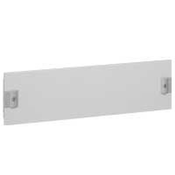 Solid metal faceplate XL³ 400 - for cabinet and enclosure - h 200 mm image 1