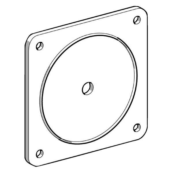 IP 65 seal for 60 x 60 mm front plate and front mounting cam switch - set of 5 image 5