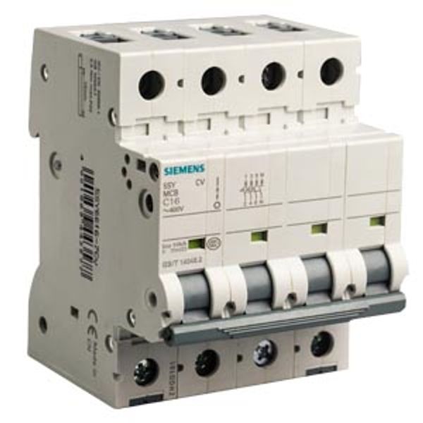 MCB Icu=15KA 400V 3P+N D2 5SY4602-8CV image 1