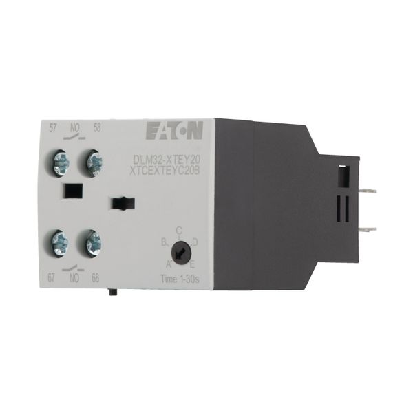 Timer module, 100-130VAC, 1-30s, star-delta image 9