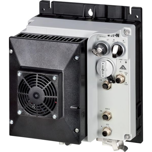 Speed controllers, 8.5 A, 4 kW, Sensor input 4, 180/207 V DC, AS-Interface®, S-7.4 for 31 modules, HAN Q4/2, STO (Safe Torque Off), with fan image 5