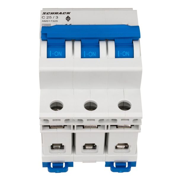 Miniature Circuit Breaker (MCB) AMPARO 10kA, C 25A, 3-pole image 2