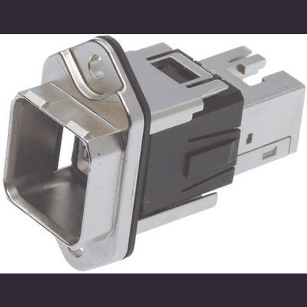 Han PushPull PFT metal Bulkhead Cat.6A image 1