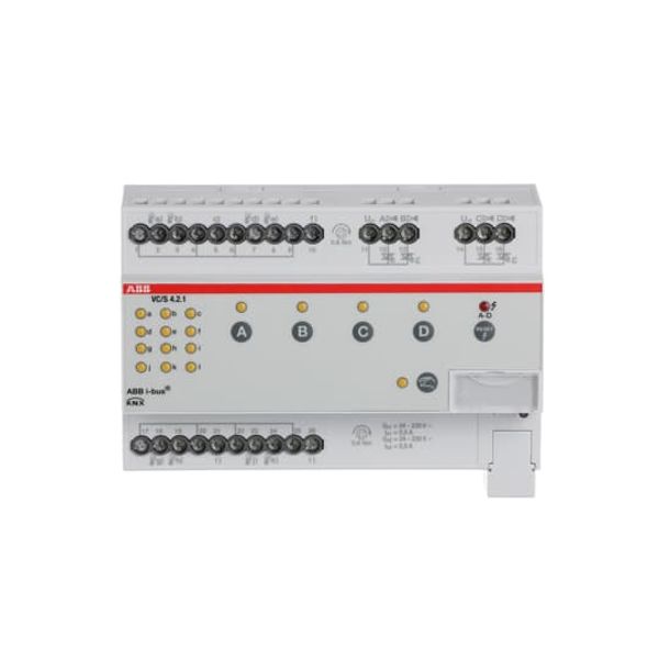 VC/S4.2.1 Valve Drive Controller, 4-fold, Manual Operation, MDRC image 2