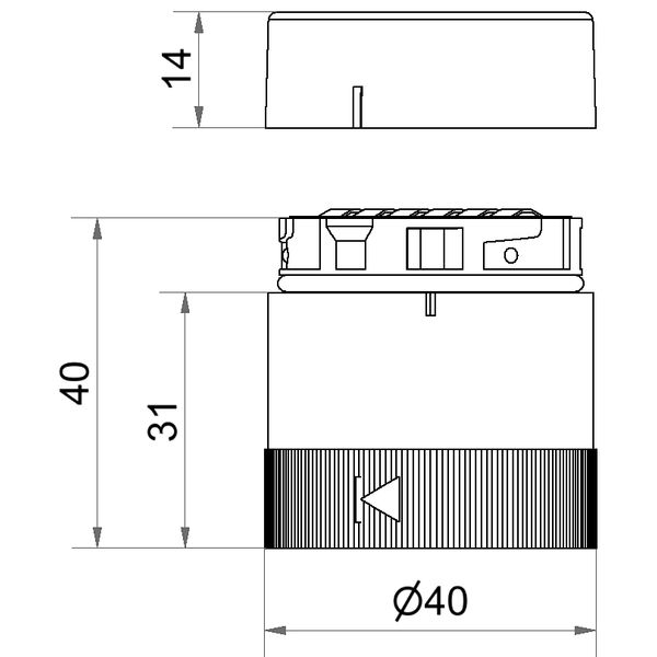 Terminal element 24VAC/DC BK image 3