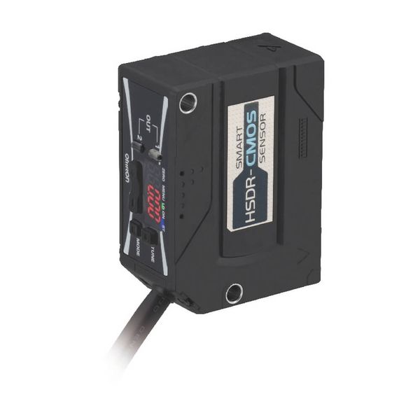 Laser displacement sensor, 300 +/- 150 mm, PNP, 0,5m pigtail connector image 1