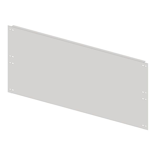 Blind front plate 4B10 in sheet steel image 1