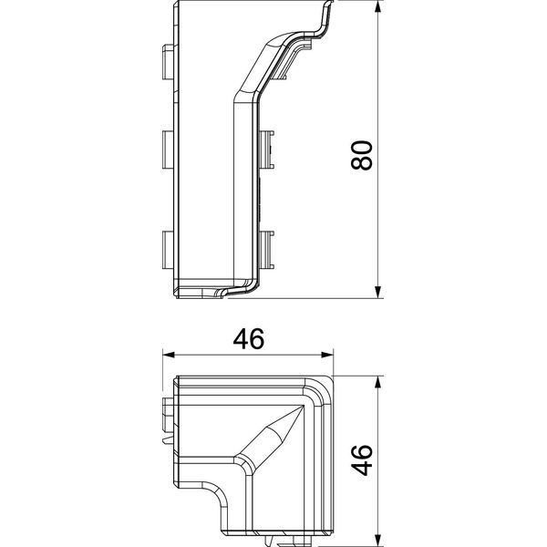 SLL IE2070 cws Internal corner SL-L 20x70 9001 image 2