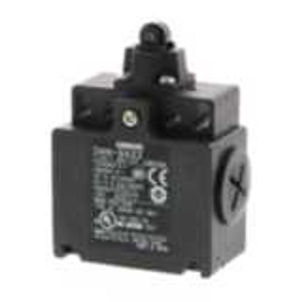 Limit switch, D4N, M20 (2-conduit), 1NC/1NO (snap-action), roller plun image 3