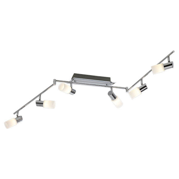 Clapton LED spotlight 6-pc chrome image 1