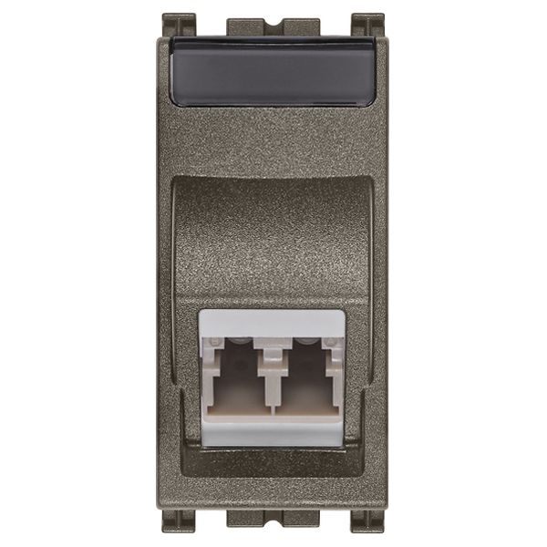 Multi fiber-optic outlet 50/125 LC Metal image 1