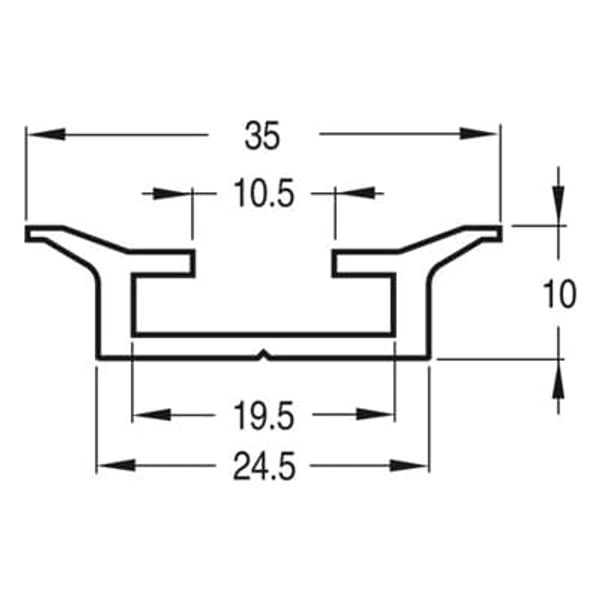 ALUMINIUM PROFILE W500 image 1