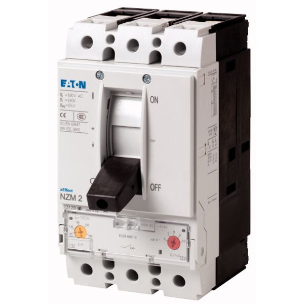 Circuit-breaker, NZM2 TMTU, 3 pole, 125A, Screw terminal image 1