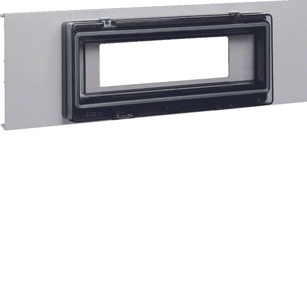 Pre-cut lid AEE 9gang,BR70172,light grey image 1