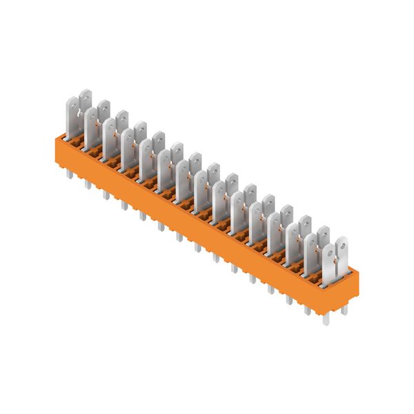 PCB terminal, 5.00 mm, Number of poles: 15, Conductor outlet direction image 4