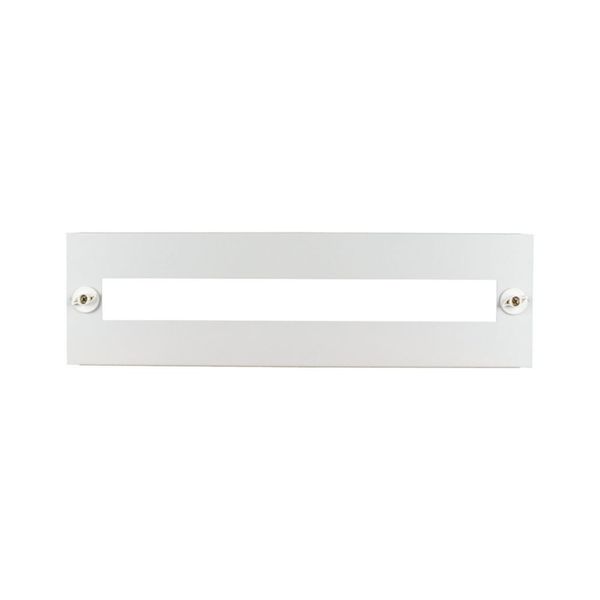 Front plate for HxW=200x600mm, with 45 mm device cutout, white image 4