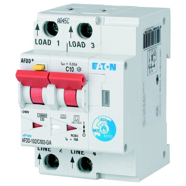 Arc Fault Detection Device, 2p, C, 10 A, 30 mA, type G/A image 18