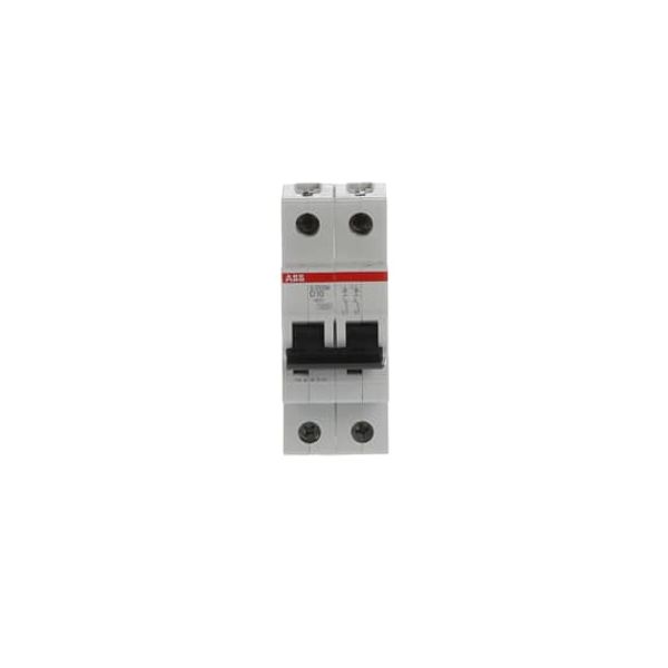 S202M-D10 Miniature Circuit Breaker - 2P - D - 10 A image 4