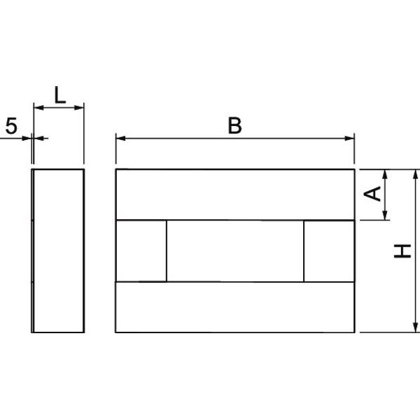 BSKH09-E0511 End piece for BSKH09-K0511 50x110 image 2