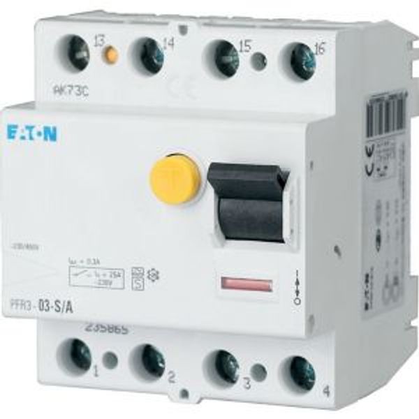 Residual current circuit breaker (RCCB), 100A, 4p, 300mA, type S/A image 4