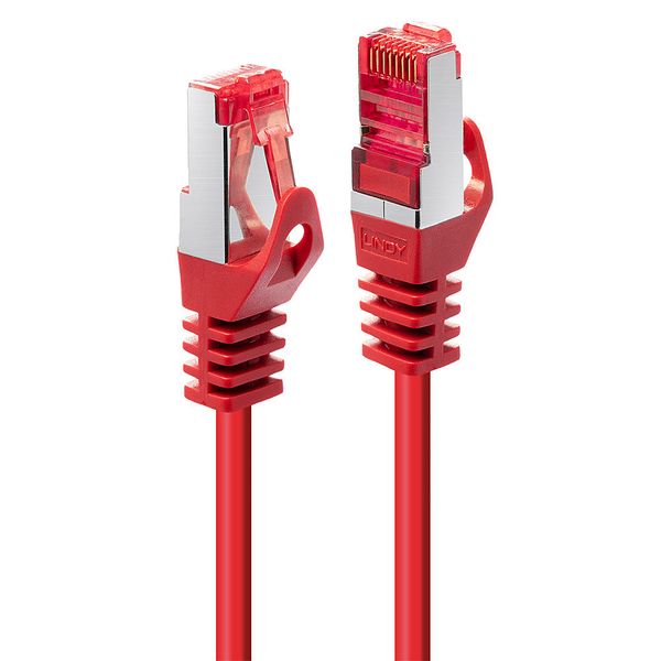 0.3m Cat.6 S/FTP Network Cable, Red RJ45, M/M, 250MHz, Copper, 28AWG image 1