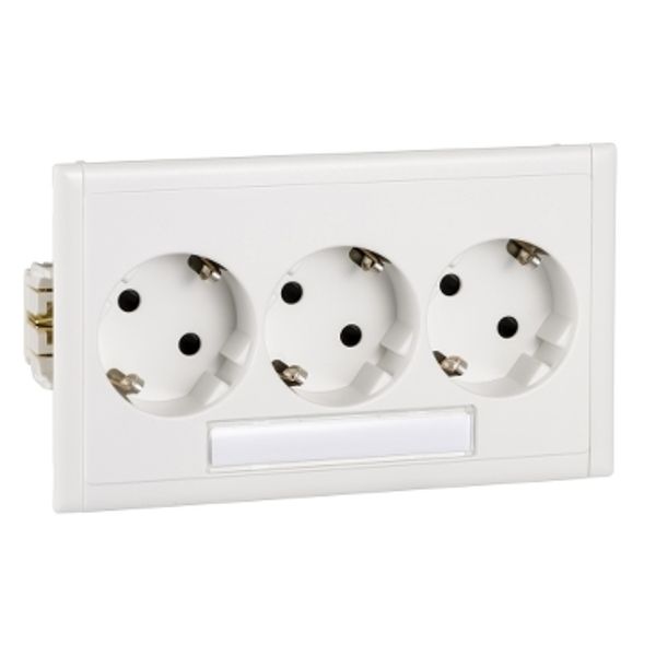 Thorsman - CYB-PS - socket outlet - triple master - 37° - white NCS image 2