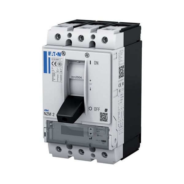 NZM2 PXR25 circuit breaker - integrated energy measurement class 1, 250A, 4p, variable, Screw terminal, earth-fault protection and zone selectivity image 10