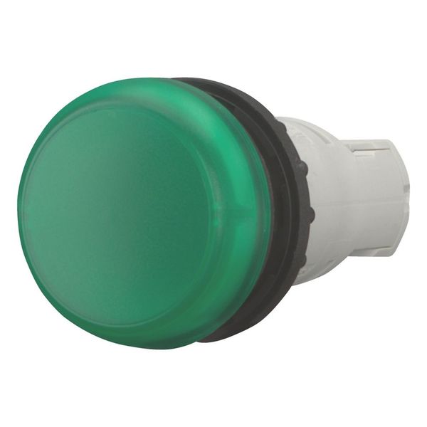 Indicator light, RMQ-Titan, Flush, without light elements, For filament bulbs, neon bulbs and LEDs up to 2.4 W, with BA 9s lamp socket, green image 6