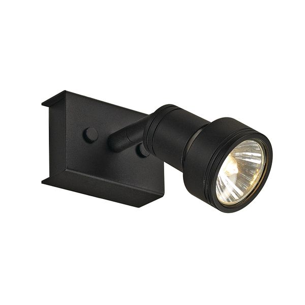 PURI 1 ceiling light, matt black, GU10, max. 50W image 3