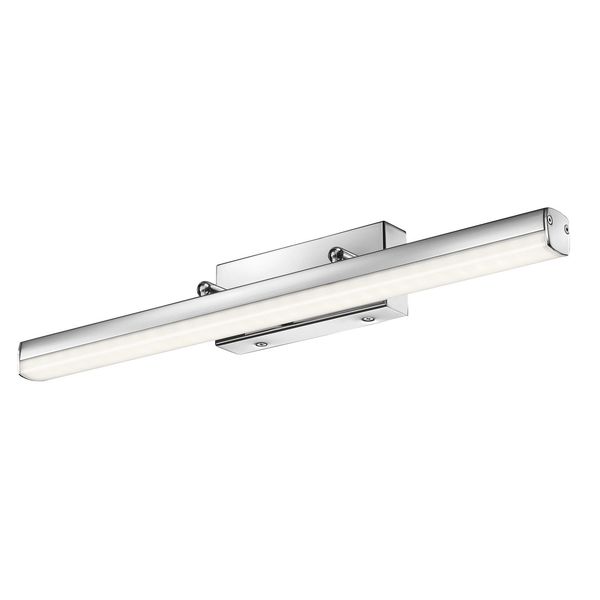 Chrome Aluminium & Acrylic LED 12 Watt 230 Volt 1174Lm 3000K IP44 L: 49 W 1: 3 W 2: 7.5 H: 6.5 cm image 1