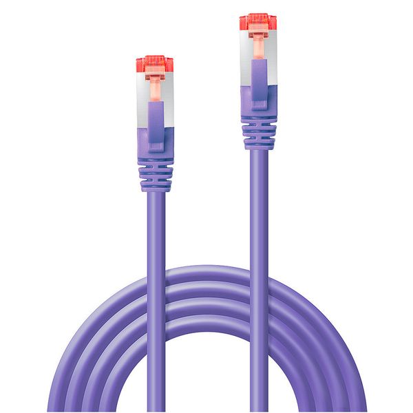 7.5m Cat.6 S/FTP Network Cable, Purple RJ45, M/M, 250MHz, Copper, 27AWG image 2