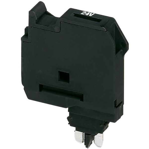 FUSE CARRIER FOR 5X20 MM FUSE, 6.2 MM WIDTH, WITH LIGHT INDICATOR 110-250 V image 1