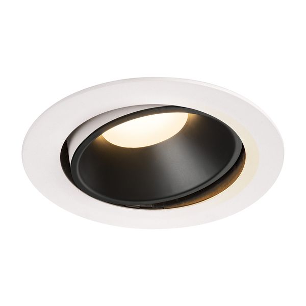NUMINOS® MOVE DL XL, Indoor LED recessed ceiling light white/black 3000K 40° rotating and pivoting image 1