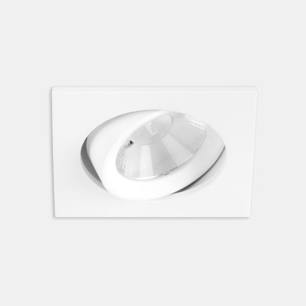 Downlight Play Flat Square Adjustable 12.5W TW 2700K-6500K CRI 90 44.6º DALI DT8 White IP23 1063lm image 1