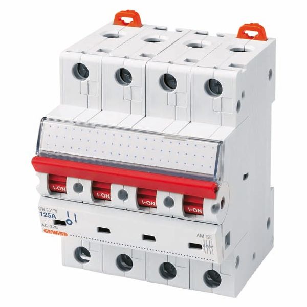 SWITCH DISCONNECTOR - 4P 63A 415V - 4 MODULES image 1