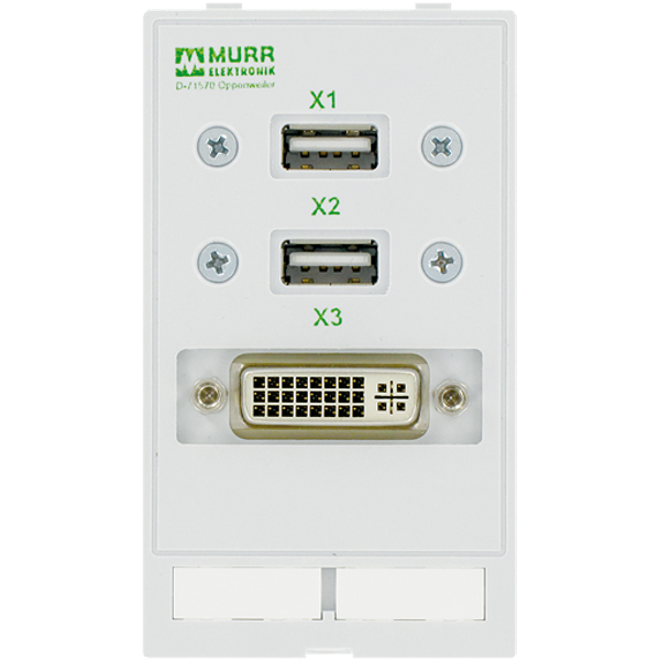 MODLINK MSDD DATA  INSERT 2×USB-A female/female + 1×DVI image 1