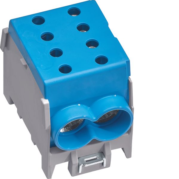 Main line branch terminal 1pole, 4x70mm², IP20, Color: blue image 1