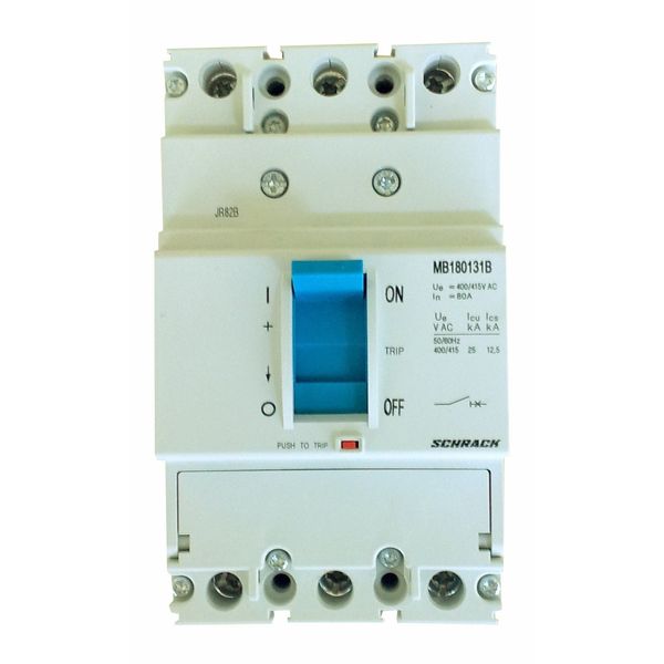 Circuit Breaker MB1, 25kA, box-terminal, 80A, 3-pole image 1