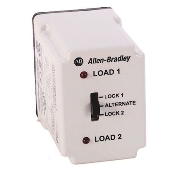 Allen-Bradley, 700-HTA Alternating Relay, DPDT (2 control switch), 240V AC, w/o selector switch. image 1