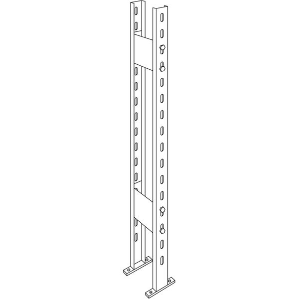 Distance plate for frame upright image 3