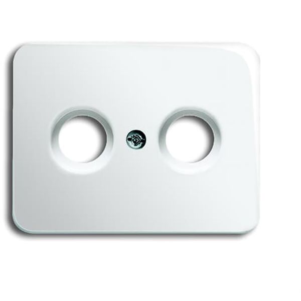 1743-24G CoverPlates (partly incl. Insert) carat® Studio white image 1