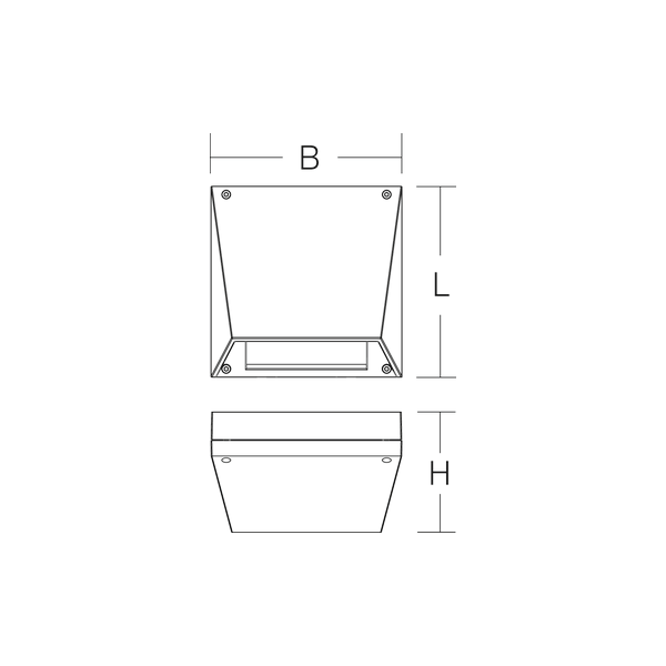 CENTRYXX W IP65plus, 6,6 W, 320 lm, 765, grey, on/off Wall luminaires, image 3